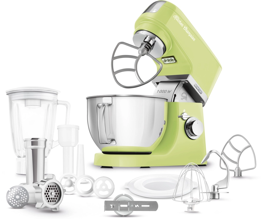 Sencor stand mixer 4.5 liters 1000 watts olive green, STM 6357GG 