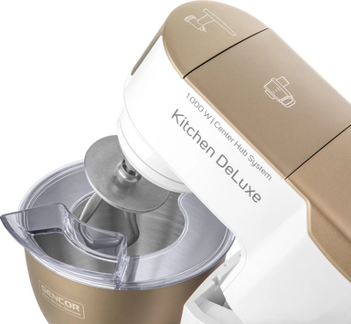 Sencor Stand Mixer 4.5 Liter 1000 Watt White * Gold, STM 4467CH