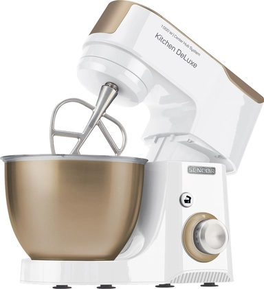 Sencor Stand Mixer 4.5 Liter 1000 Watt White * Gold, STM 4467CH