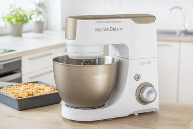Sencor Stand Mixer 4.5 Liter 1000 Watt White * Gold, STM 4467CH
