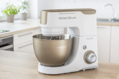 Sencor Stand Mixer 4.5 Liter 1000 Watt White * Gold, STM 4467CH