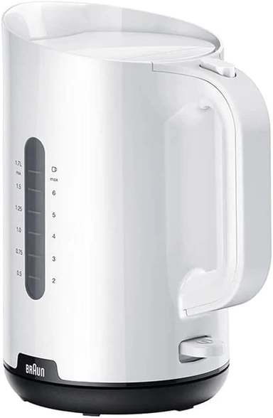 Braun Water Kettle 2200W, 1.7L, White, WK1100WH