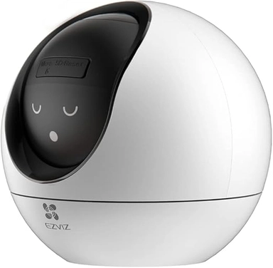 Ezviz C6 Smart Indoor WiFi Camera 4MP 2K Ai-Powered Human & Pet Detection 360° White