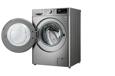 غسالة  LG اتوماتيك 9ك استيل فتحةامامية تنشيف 6 ك WSV0906XM