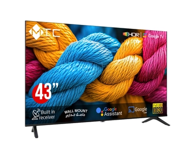 شاشة 43MTC بوصة GOOGLE  TV  سمارت MT43FH500GO - FULL HD