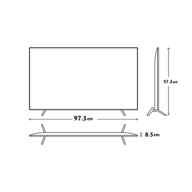 LG 43 inch WiFi Smart LED Monitor 43LM6370PVA FHD