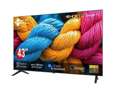 شاشة 43MTC بوصة GOOGLE  TV  سمارت MT43FH500GO - FULL HD