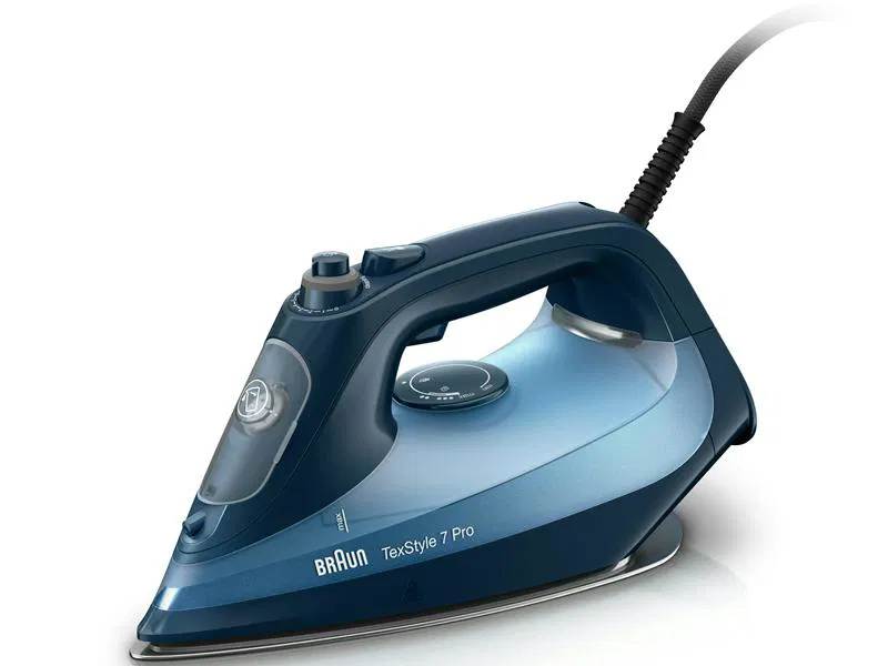 Braun TexStyle 7 Pro Steam Iron 3000 Watts, Blue, SI7160BL