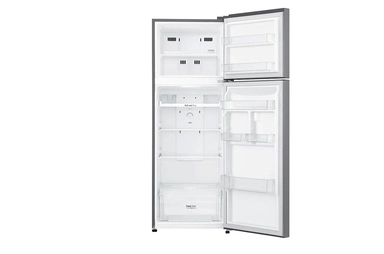 ثلاجة LG  بابين 11 قدم فضى LT12CBBDIN