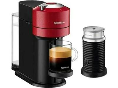 Nespresso Vertuo Next Espresso Machine + Aeroccino3, 1 L., 1300-1500 Watts, GCV1-GB-RE-NE+ 3694BK
