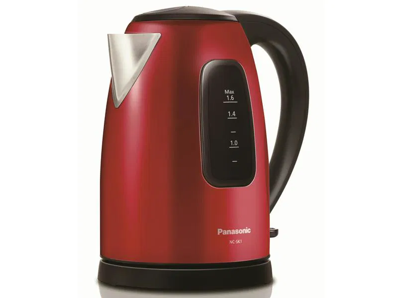 Panasonic Electric Kettle 1.6 Liter, Red, NC-SK1RTZ