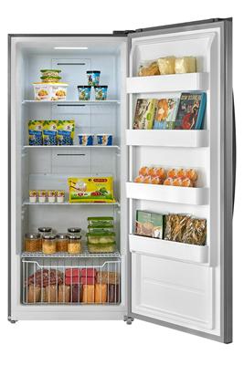 White Westinghouse Upright Freezer (convertible into refrigerator) 21 Cu.ft. steel WWFR21TVS
