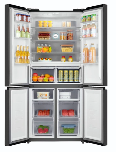 Toshiba Side by Side Refrigerator 4 Doors 16.2 cu.ft, Gray, GR-RF610WE-PMU (37)