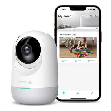 Botslab Indoor Cam 2 360 Degree Secure your Home White
