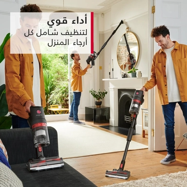 Hoover Upright Vacuum Cleaner, 0.7L, 18V, Graphite/ Red, CLSV-HPMT 
