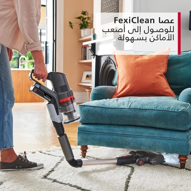 Hoover Upright Vacuum Cleaner, 0.7L, 18V, Graphite/ Red, CLSV-HPMS