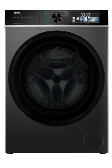 Haam 10 kg Inverter Front Load Washing Machine, Dark Silver ,HMFL10SH25INVH