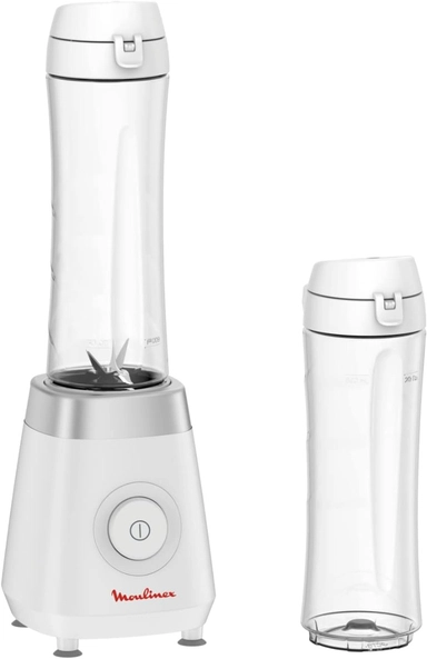 Moulinex Fresh&Go Blender 350 Watts, 1.2 L., White, LM1KJ127