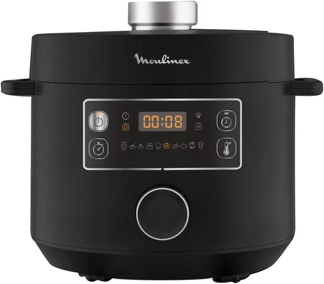 Moulinex Turbocuisine Maxi Fast Electric Pressure Cooker, 915 -1090 Watts, 5 L., Black, CE753827