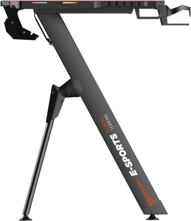 Porodo Gaming E-Sports Gaming Desk Black