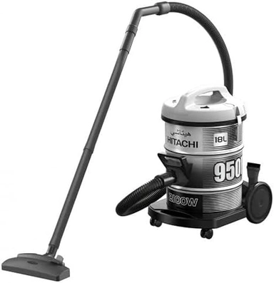 Hitachi Drum Vacuum Cleaner 18 Litre 2100 Watt Grey, CV-950HPG