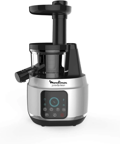 Moulinex Juice & Clean slow juicer, 150 Watts, 0.8 L., Black * Silver, ZU420E27