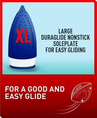 Tefal Easy Steam Iron 1200 Watts, 220 ml., Non Stick Soleplate, Blue, FV1941M0