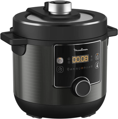 Moulinex Turbocuisine Maxi Fast Electric Pressure Cooker, 1000 - 1200 Watts, 7.5 L., Black, CE777827