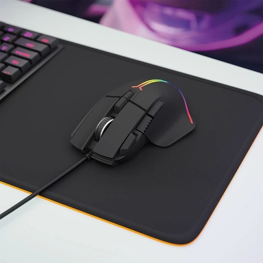 Porodo Gaming 8D Wired RGB Gaming Mouse Black