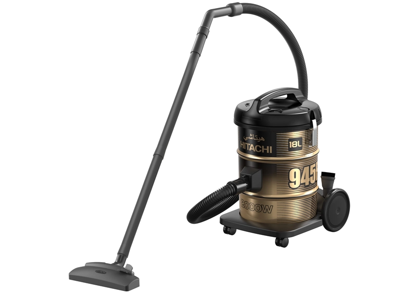 Hitachi Drum Vacuum Cleaner CV-945F SS220 BK