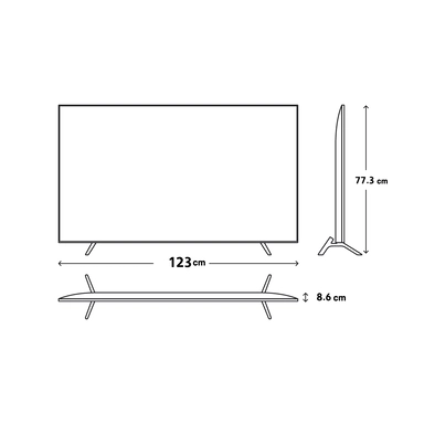 شاشة هايسنس 55 بوصة سمارت LED 55A7100FS 4K HDR