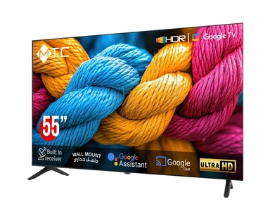 شاشة 55MTC بوصة GOOGLE  TV سمارت MT55UH500GO -UHD