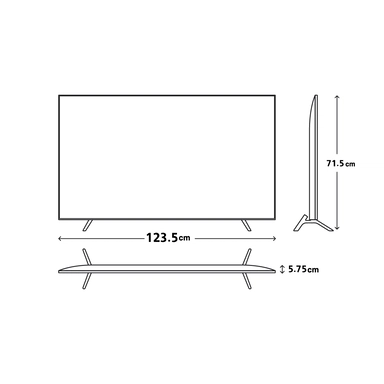 LG 55 Inch, 4K QNED TV, Smart TV, 55UR80006LJ
