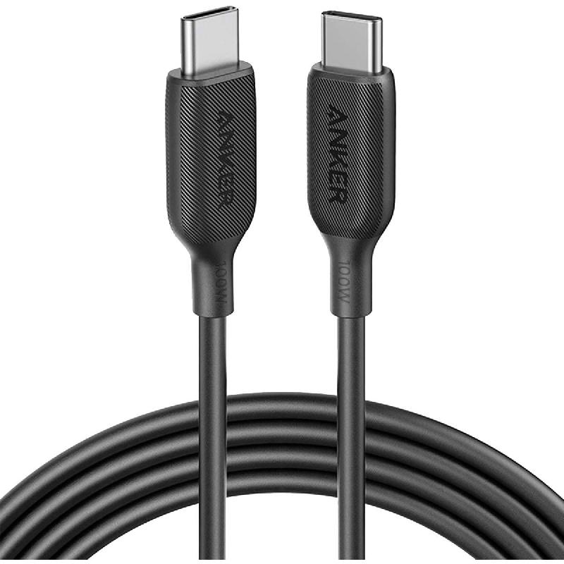 Anker PowerLine-III USB-C to C Cable 6 Feet Black