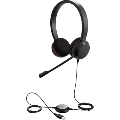  Jabra Evolve 20 HSC016 Wired headset SME Stereo Black