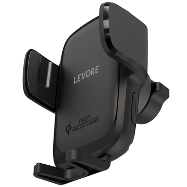 Levore15W Qi Wireless Charger Car Phone Holder Black LS21-BK