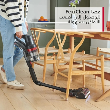 Hoover Upright Vacuum Cleaner, 0.7L, 18V, Graphite/ Red, CLSV-HPMT 
