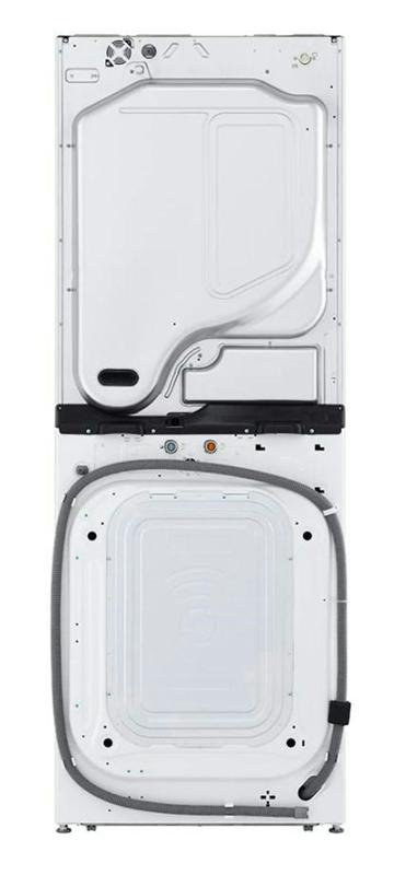 غسالة 21 ك ونشاف 16 ك LG WashTower امامية ابيض WK2116WHT
