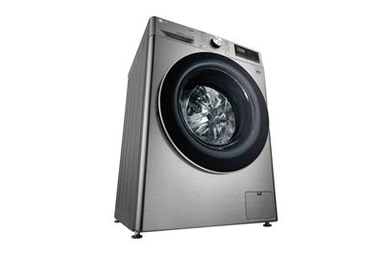 غسالة  LG اتوماتيك 9ك استيل فتحةامامية تنشيف 6 ك WSV0906XM