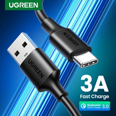 Ugreen Charging and Sync Data Cable USB to USB-C 2 MtrBlack
