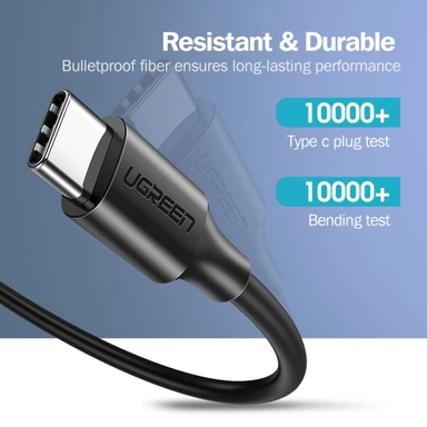يوجرين – كابل USB-C إلى USB-C  , 3 متر ,أسود