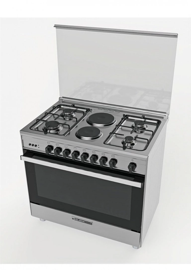 Glem Gas 60 * 90 cm. Gas / Electric Stove Steel SE966GIFS