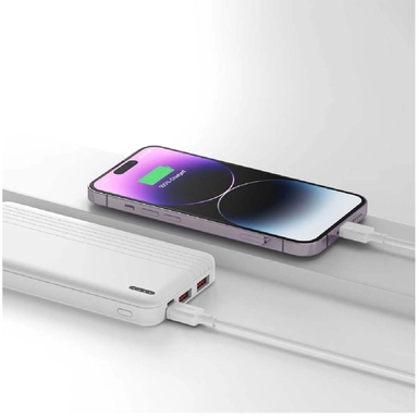 Momax 10000mAh Power Bank PD3 20W & QC3 Fast Charging White