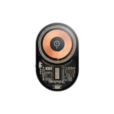 Momax Magnetic Wireless Charging Car Mount 15W Space Grey