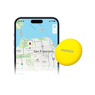 Momax PinTag Find My Tracker Yellow