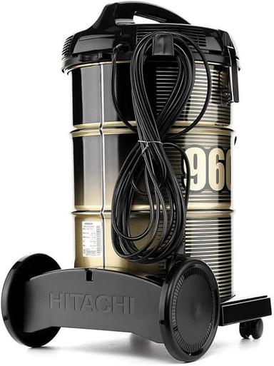 Hitachi Drum Vacuum Cleaner 21 Litre 2200 Watt Black, CV-960FBK