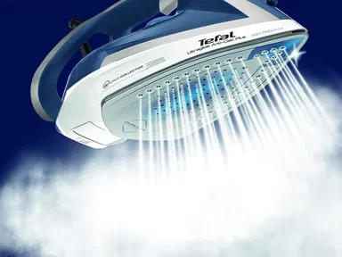كاوية بخار تيفال 2800 واط 270 مل بحري+ابيض FV5820G0