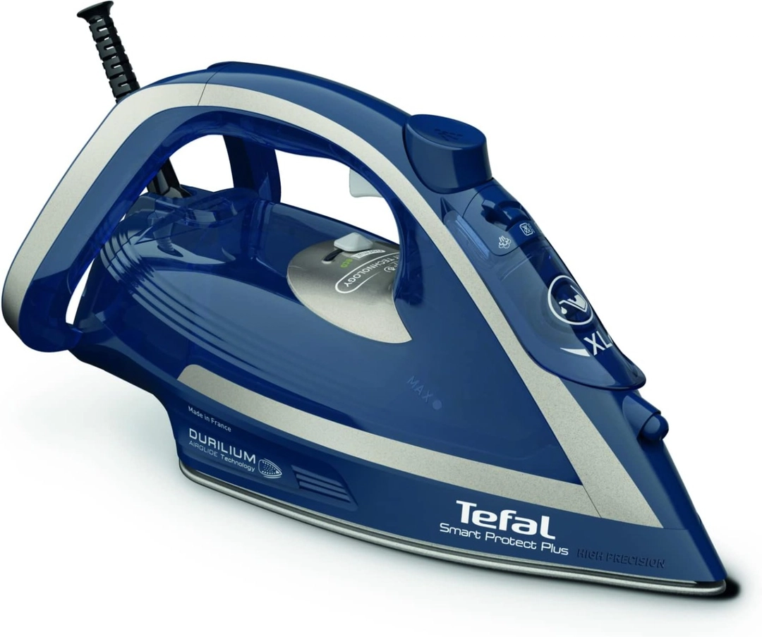 Tefal Smart Protect Plus Steam Iron 2800 Watts, 270 ml., Blue, FV6872M0