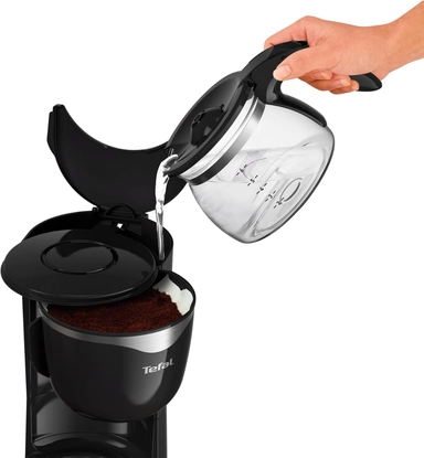 Tefal Coffee Maker, 600W, 0.6L, Black, CM340827
