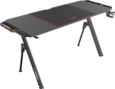 Porodo Gaming E-Sports Gaming Desk Black